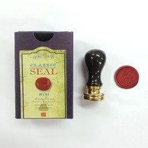 가일아트 블랙멀티쎄라믹 알파벳코인 씰도장세트 (해당씰스터커부착), 2p (씰 1p, 코인 A 1p) + 종이케이스, 1개