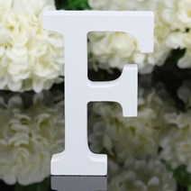 아리코 나무장식 F3입, 화이트, 1개