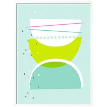 데일리봄 그릇이야기 액자, 화이트