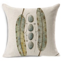 바이셀 깃털 쿠션 커버 E타입