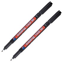 에딩e-142M 1.0mm 흑색 OHP마카펜유성1, 2개, 1색