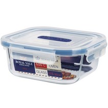 로얄베일 오븐글라스 정사각, 1.1L, 1개, 1개