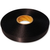 금비코리아 리본/고밀도주자 Single Faced Satin/40mm, C1 검정, 45m