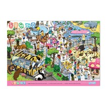 지원출판 동물원 4절퍼즐, 36개월 이상