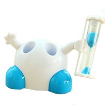 메이토쿠 모래시계칫솔꽂이, 블루, 2개