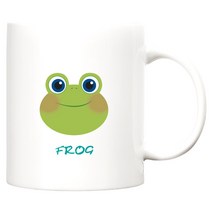 TBL 디자인 캐릭터 머그컵, 개구리, 1개, 1개