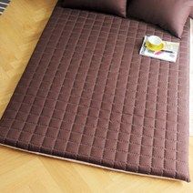 스코홈 어반시리즈 순면 누빔 요커버, 초코브라운