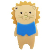 라테스트 사자 슬라이드 손거울, 혼합색상, 1개
