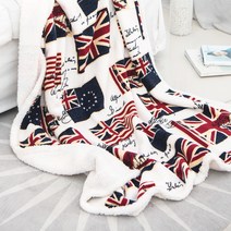 아포아룸 킹덤 양털보더 담요