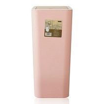 앤 원터치 컬러 휴지통 12L, 핑크, 1개