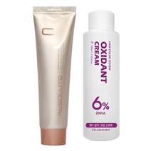 에비뉴쉬에뜨 앱솔루트 컬러링 크림 염색제 120g + 산화제 100ml, 8BA 블루애쉬, 1세트