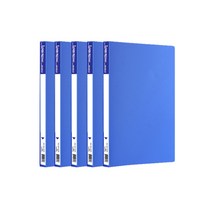 희망화일 PP 펀치리스 화일, 파랑, 5개입