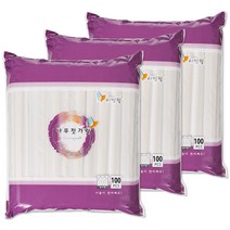 리빙웰 나무젓가락, 100개입, 3개