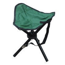 블럭마트 캠핑 낚시 삼각의자 중, 그린, 1개