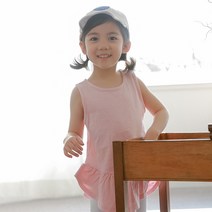 코코리코 여아용 샤론 프릴 롱티셔츠