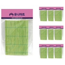 유니아트 1000 김말이발, 연두, 10개입