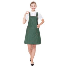 밤색바이어스 H형 방수 앞치마 중, 그린 (PO1106), 1개
