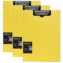 빅드림 신소재 레포트 파일 A4, 노랑, 3개입