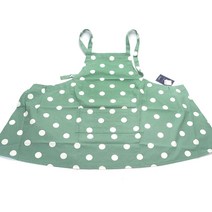 KOJI COMPANY 앞치마 도트, 민트, 1개