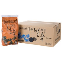 공주시 공주밤숯 숯불구이용, 3kg, 8개입