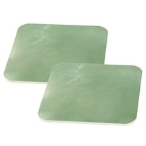 이코디 대리석 코스터 2p, 아쿠아 사각