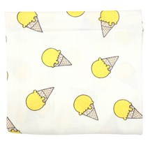 디케이홈 영유아 이중거즈 아이스크림 블랭킷 L, 노랑