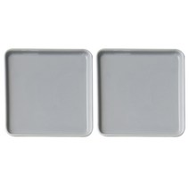하우밍 리즈 사각접시 2p, 그레이, 2개
