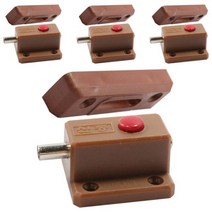 철물코리아 C25 철물 랏찌 밤색, 4개