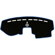 블루코드 벨벳 자동차 대쉬보드 커버 + 더스트백, 쉐보레 캡티바 (센터 유/상단매립), 매트 블랙 + 스카이