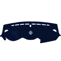 블루코드 벨벳 자동차 대쉬보드 커버 + 더스트백, 현대 맥스크루즈 (센터 유), 미드나잇 블루 + 화이트