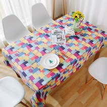 이코디 이레귤러 테이블 보, 혼합 색상, 140 x 220 cm