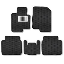 더존 벌집 카매트 돌기형 + 레이싱 발판패드 기아, K5/더뉴K5(2010~2015.6, 뒷좌석 고리무)