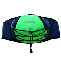 레저타임 초모 등산 & 다용도 힙색, 네이비 + 그린