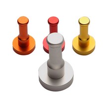리버그린 인테리어 컬러 벽걸이 후크 4p, 레드, 오렌지, 옐로우, 실버, 1세트