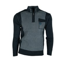 마스터베어 남성용 배색 반집업 울니트 셔츠 CTMP2022