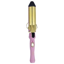 CNS월드전자 전문가용 37mm 파워컬 링 아이론 여신 봉고데기 NPCI37, 핑크 + 골드