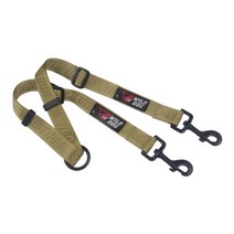 와일드독 반려견 더블 리드줄 Tan Brown, 1개