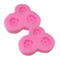 케이지 실리콘 다용도몰드 수제 코스모스25mm 3구 2p, 랜덤 발송