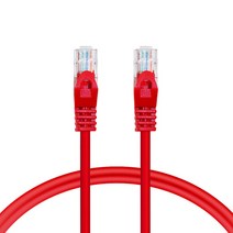 AVIVE 고급형 UTP 10m CAT6 랜선 케이블, RED, 1개