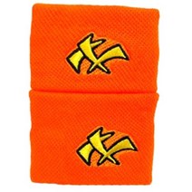 나인 스포츠 손목 아대밴드 2p, 오렌지