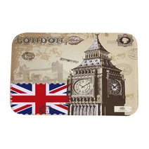 아울리빙 빈티지 도시 주방 발매트, G