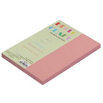 뉴씨플레인 종이문화 친환경 양면색상지 No27 분홍색 100p, 1개