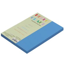 뉴씨플레인 종이문화 친환경 양면색상지 No16 밝은파랑 100p, 1개