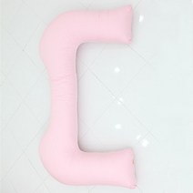 아유베딩 비비드 M자형 바디필로우, 베이비 핑크