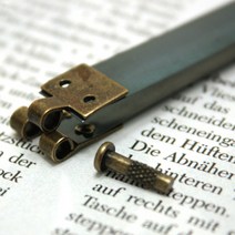 쟈스민 민자형바네 가죽공예부자재 10cm, JS8001, 3개입