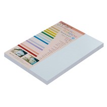 종이문화 친환경색지 레인보우카드 No.19 미스티블루, A4, 50매