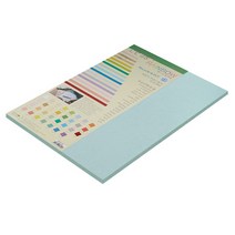 종이문화 친환경색지 레인보우카드 No.14 블루, A3, 20매