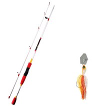 아피스 배스게임 XT 루어낚싯대 + 다미끼 스커트베이트 트램블 지그 10.7g, 낚싯대(화이트), 지그(06 SINIPERCA)