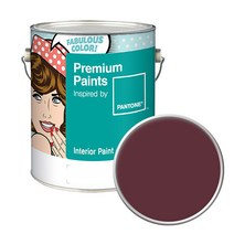 노루페인트 팬톤 내부용 실내벽면페인트 저광 4L, 19-1522 Zinfandel