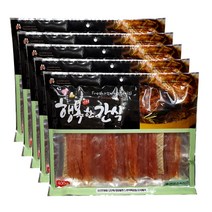 행복한간식 강아지 사사미 간식 400g, 슬라이스 사사미맛, 5개